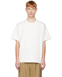 weißes T-Shirt mit einem Rundhalsausschnitt von Recto
