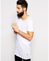 weißes T-Shirt mit einem Rundhalsausschnitt von Religion