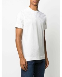 weißes T-Shirt mit einem Rundhalsausschnitt von Emporio Armani