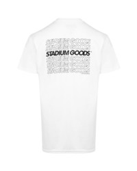 weißes T-Shirt mit einem Rundhalsausschnitt von Stadium Goods