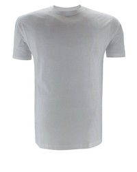 weißes T-Shirt mit einem Rundhalsausschnitt von replika