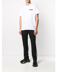 weißes T-Shirt mit einem Rundhalsausschnitt von Givenchy