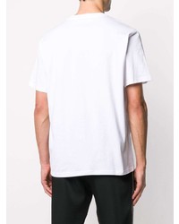 weißes T-Shirt mit einem Rundhalsausschnitt von Givenchy