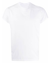 weißes T-Shirt mit einem Rundhalsausschnitt von Rick Owens DRKSHDW