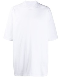 weißes T-Shirt mit einem Rundhalsausschnitt von Rick Owens DRKSHDW