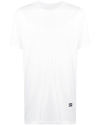 weißes T-Shirt mit einem Rundhalsausschnitt von Rick Owens DRKSHDW