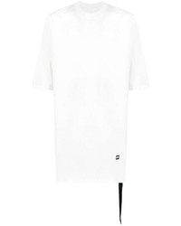 weißes T-Shirt mit einem Rundhalsausschnitt von Rick Owens DRKSHDW