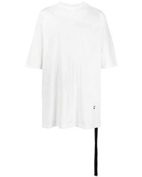 weißes T-Shirt mit einem Rundhalsausschnitt von Rick Owens DRKSHDW