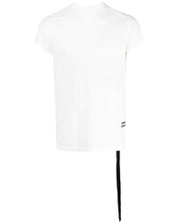 weißes T-Shirt mit einem Rundhalsausschnitt von Rick Owens DRKSHDW