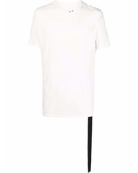 weißes T-Shirt mit einem Rundhalsausschnitt von Rick Owens DRKSHDW