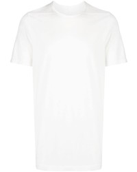 weißes T-Shirt mit einem Rundhalsausschnitt von Rick Owens DRKSHDW