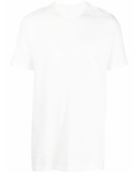 weißes T-Shirt mit einem Rundhalsausschnitt von Rick Owens DRKSHDW