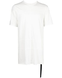 weißes T-Shirt mit einem Rundhalsausschnitt von Rick Owens DRKSHDW