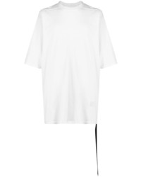 weißes T-Shirt mit einem Rundhalsausschnitt von Rick Owens DRKSHDW