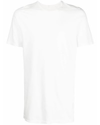 weißes T-Shirt mit einem Rundhalsausschnitt von Rick Owens DRKSHDW