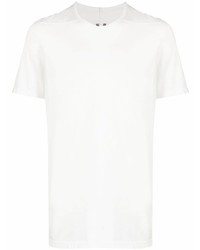 weißes T-Shirt mit einem Rundhalsausschnitt von Rick Owens DRKSHDW