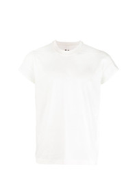 weißes T-Shirt mit einem Rundhalsausschnitt von Rick Owens DRKSHDW