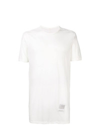 weißes T-Shirt mit einem Rundhalsausschnitt von Rick Owens DRKSHDW