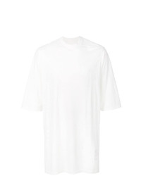 weißes T-Shirt mit einem Rundhalsausschnitt von Rick Owens DRKSHDW