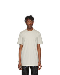 weißes T-Shirt mit einem Rundhalsausschnitt von Rick Owens