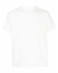 weißes T-Shirt mit einem Rundhalsausschnitt von Rick Owens