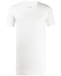 weißes T-Shirt mit einem Rundhalsausschnitt von Rick Owens