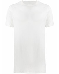 weißes T-Shirt mit einem Rundhalsausschnitt von Rick Owens