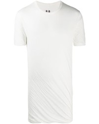 weißes T-Shirt mit einem Rundhalsausschnitt von Rick Owens