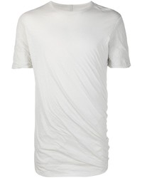 weißes T-Shirt mit einem Rundhalsausschnitt von Rick Owens