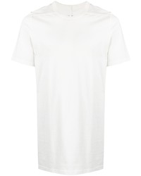 weißes T-Shirt mit einem Rundhalsausschnitt von Rick Owens