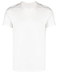 weißes T-Shirt mit einem Rundhalsausschnitt von Rick Owens