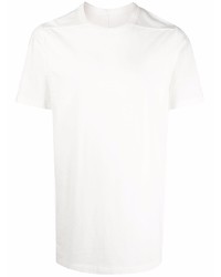 weißes T-Shirt mit einem Rundhalsausschnitt von Rick Owens