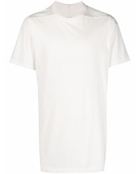 weißes T-Shirt mit einem Rundhalsausschnitt von Rick Owens