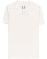 weißes T-Shirt mit einem Rundhalsausschnitt von Rick Owens