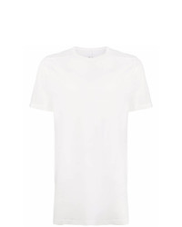 weißes T-Shirt mit einem Rundhalsausschnitt von Rick Owens