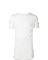 weißes T-Shirt mit einem Rundhalsausschnitt von Rick Owens