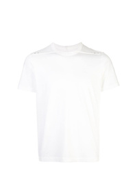 weißes T-Shirt mit einem Rundhalsausschnitt von Rick Owens