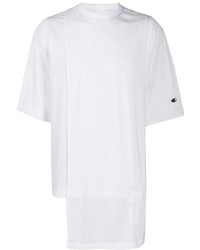 weißes T-Shirt mit einem Rundhalsausschnitt von Rick Owens X Champion