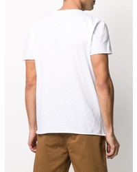 weißes T-Shirt mit einem Rundhalsausschnitt von Filippa K