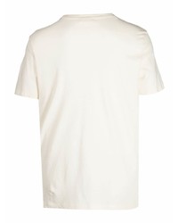 weißes T-Shirt mit einem Rundhalsausschnitt von 7 For All Mankind