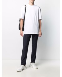 weißes T-Shirt mit einem Rundhalsausschnitt von Ermenegildo Zegna XXX