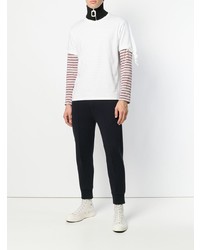 weißes T-Shirt mit einem Rundhalsausschnitt von JW Anderson