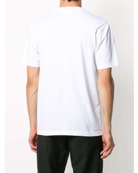 weißes T-Shirt mit einem Rundhalsausschnitt von Acne Studios