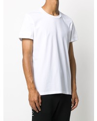 weißes T-Shirt mit einem Rundhalsausschnitt von Balmain