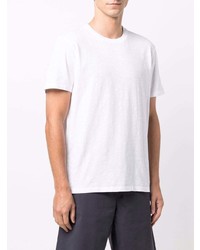 weißes T-Shirt mit einem Rundhalsausschnitt von 7 For All Mankind