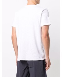 weißes T-Shirt mit einem Rundhalsausschnitt von 7 For All Mankind