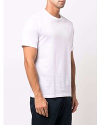weißes T-Shirt mit einem Rundhalsausschnitt von Pal Zileri