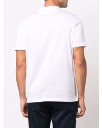 weißes T-Shirt mit einem Rundhalsausschnitt von Pal Zileri