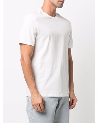 weißes T-Shirt mit einem Rundhalsausschnitt von 12 STOREEZ