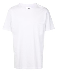 weißes T-Shirt mit einem Rundhalsausschnitt von RtA